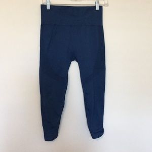 Climawear Seamless Navy Crop Leggings